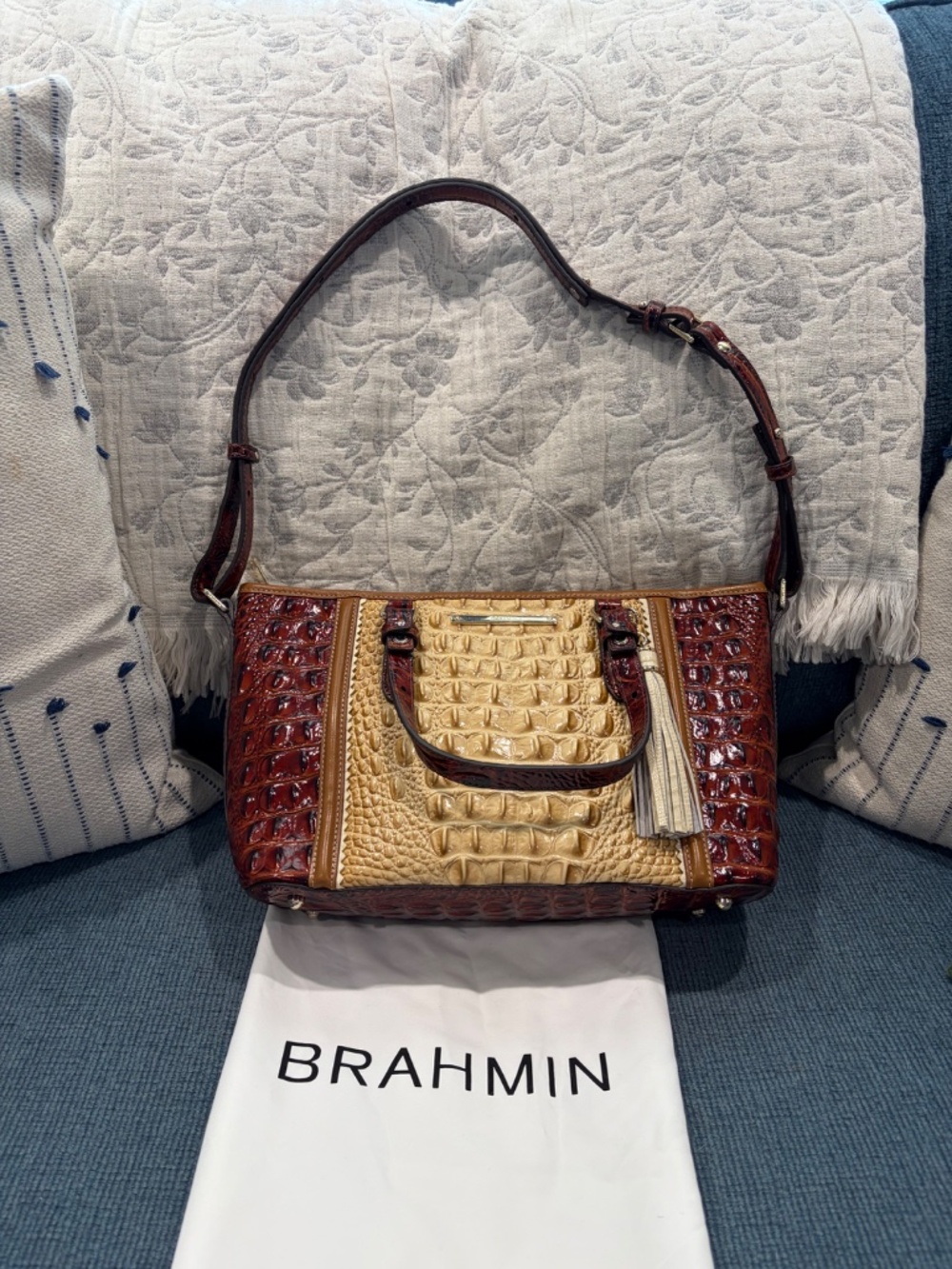 Brahmin Mini Asher - RARE - Picture 3 of 10